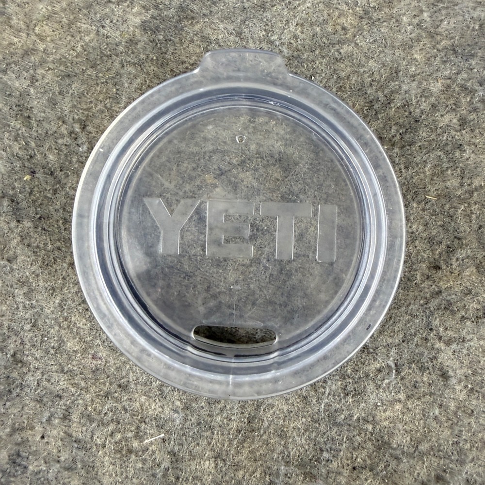 YETI Rambler Replacement Lid Clear Plastic Tumbler Mug Gasket 3.5 Inch Diameter